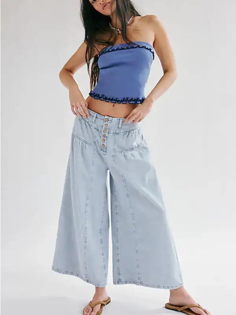 We the Free blossom  pull on jeans size s
